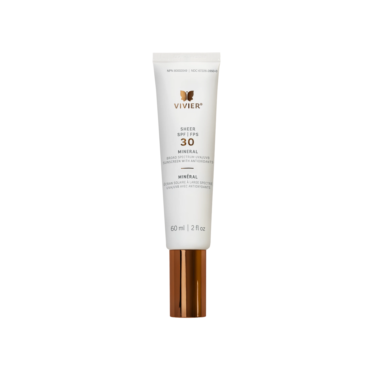 Sheer Mineral TINT SPF 30 60ml Available Online in Edmonton from Youthful You Aesthetics