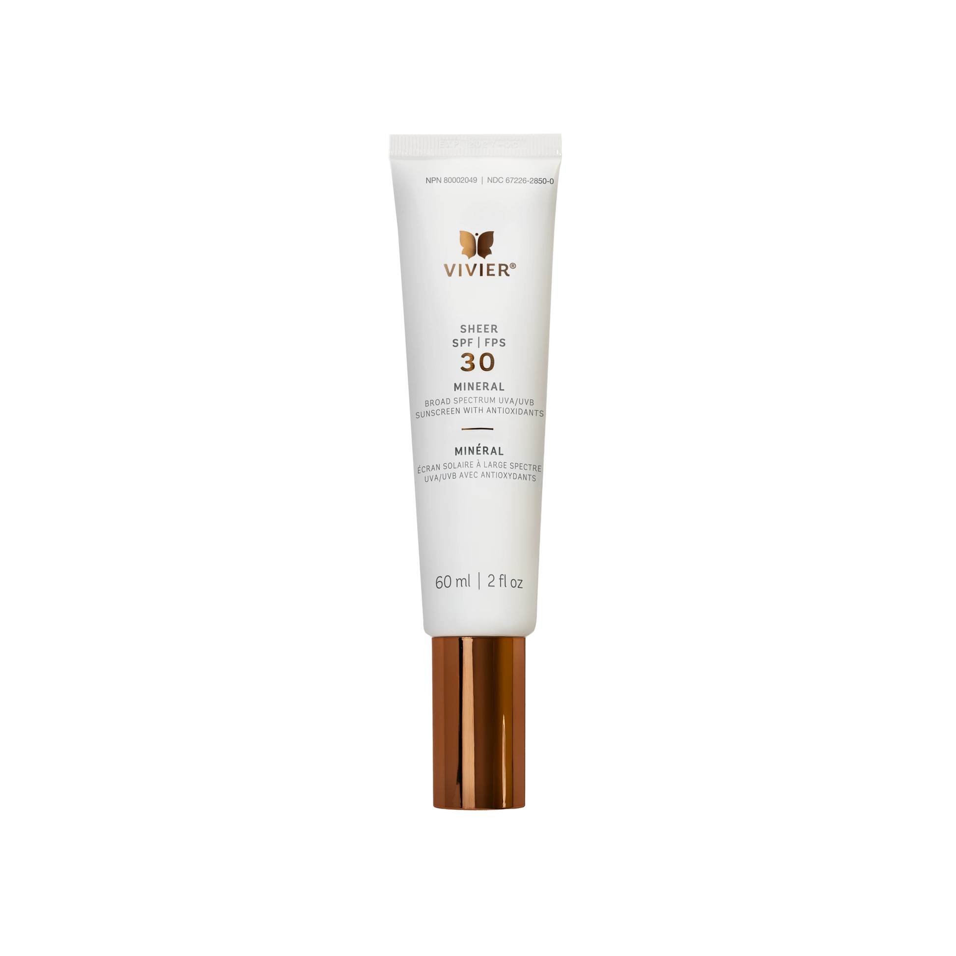 Sheer Mineral TINT SPF 30 60ml Available Online in Edmonton from Youthful You Aesthetics